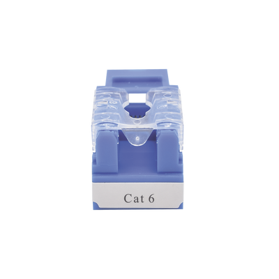 Módulo Jack 110 Cat6, Keystone para faceplate - Color Azul - Image 4