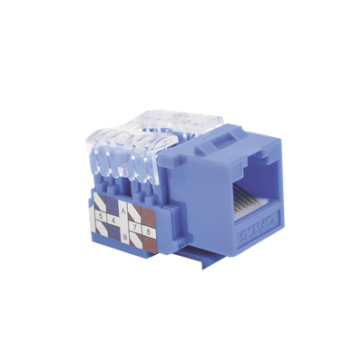 Módulo Jack 110 Cat6, Keystone para faceplate - Color Azul - Image 3