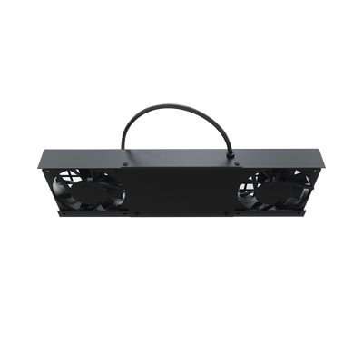 Kit de 2 Ventiladores (12 x 12 cm) con 3 Tomas de Corriente 110 Vca/50 Hz con Clavija. - Image 3