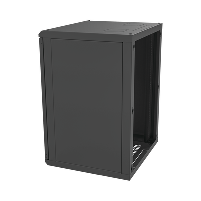 Gabinete para Montaje en Pared, Puerta de Cristal Templado, Cuerpo Fijo con Rack 19" de 16 Unidades - Image 4