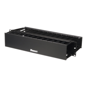 Organizador de Cables Horizontal PatchLink, Doble (Frontal y Posterior), Para Rack de 19in, 2UR