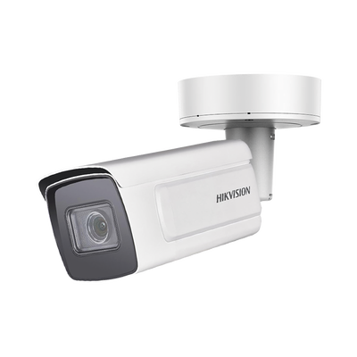 Bala IP 4 Megapixel / Lente Mot. 2.8 - 12 mm / 50 mts IR EXIR / IK10 / Reconocimiento Facial / WDR 140 dB / DeepinView / Búsqueda por Atributos / Heat Map / ACUSENSE / Micro SD