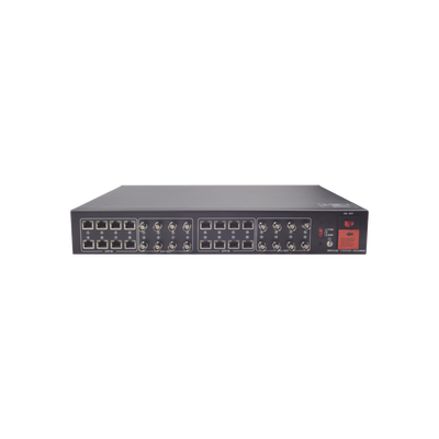 Kit de TRANSCEPTOR ACTIVO DE 16 Canales / VIDEO+PODER en un solo Cable UTP / 150m en 4K, 200m en 5 MP/ Envía 36 Vcc y recibe 12 Vcc / TODO INCLUIDO PARA RACK / Compatible con cámaras HD-TVI/CVI/AHD/CVBS / Instalación Limpia - Image 3