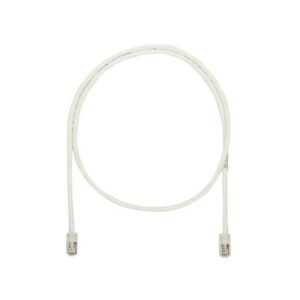 Cable de parcheo UTP Categoría 5e, con plug modular en cada extremo - 2 m. - Blanco mate