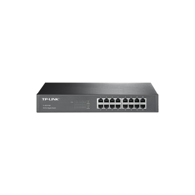 Switch Gigabit no administrable de 16 puertos 10/100/1000 Mbps para escritorio/rack - Image 2