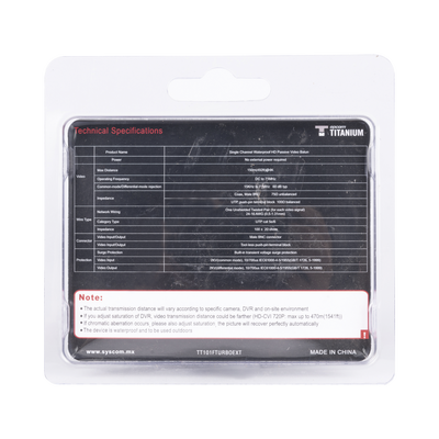 Kit de Transceptores (Baluns) para EXTERIOR TurboHD Hasta 4K HD-TVI / HD-CVI / AHD / CVBS / COAXITRON / AUDIO POR COAXITRON / Menu OSD / CONECTORES 100% COBRE / Con Cable RF Blindado. Distancia de hasta 200 m en 4K. Calidad PREMIUM - Image 5