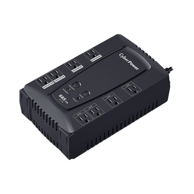 UPS de 685 VA/390 W, Topología Línea Interactiva, Entrada 120 Vca NEMA 5-15P, Tipo Gabinete Compacto, Con 8 Tomas NEMA 5-15R - Image 2