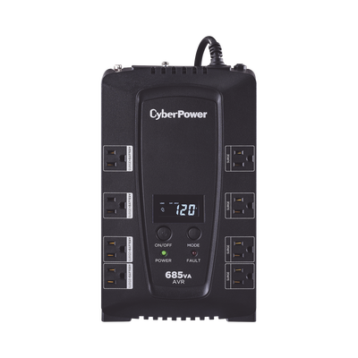 UPS de 685 VA/390 W, Topología Línea Interactiva, Entrada 120 Vca NEMA 5-15P, Tipo Gabinete Compacto, Con 8 Tomas NEMA 5-15R - Image 2
