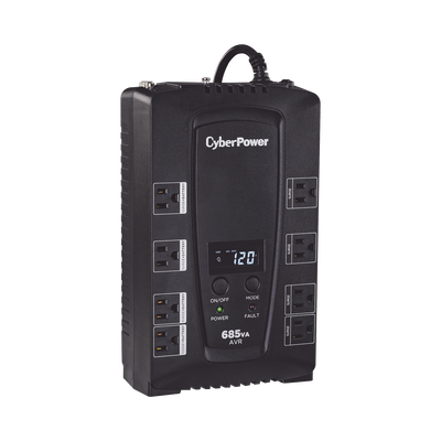 UPS de 685 VA/390 W, Topología Línea Interactiva, Entrada 120 Vca NEMA 5-15P, Tipo Gabinete Compacto, Con 8 Tomas NEMA 5-15R - Image 3
