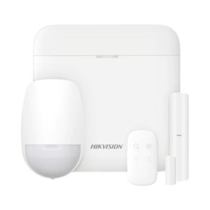(AX PRO) KIT de Alarma AX PRO con GSM (3G/4G) / Incluye: 1 Hub / 1 Sensor PIR / 1 Contacto Magnético / 1 Control Remoto / Wi-Fi / Compatible con Hik-Connect P2P