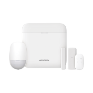 (AX PRO) KIT de Alarma AX PRO con GSM (3G/4G) / Incluye: 1 Hub / 1 Sensor PIR / 1 Contacto Magnético Slim / 1 Control Remoto / Wi-Fi / Compatible con Hik-Connect P2P