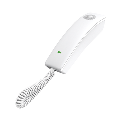 Teléfono IP profesional para Hotelería, montaje en pared, teclado numérico estándar, conferencia de 3 vías, Opus y PoE.