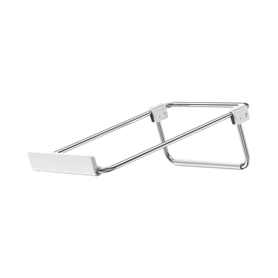 Soporte para Laptop / Plegable / Ajustable de 87 a 131 mm / Amplia compatibilidad 11''-16'' / Capacidad de carga 20 KG / Antideslizante / Ultra Ligero / Metal / ABS / Silicona / Color Plata