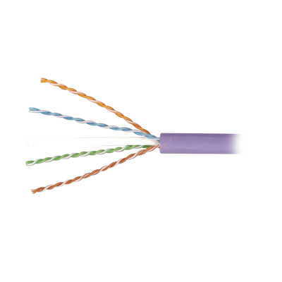 Bobina de Cable Blindado F/UTP de 4 Pares, Z-MAX, Cat6A, Soporte de Aplicaciones 10GBase-T, LS0H (Libre de Gases Toxicos), Color Violeta, 305m - Image 2