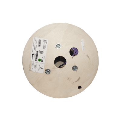 Bobina de Cable Blindado S/FTP de 4 pares, Cat7A, Inmune a Ruido e Interferencias, LS0H (Bajo humo, Cero Halógenos), Color Violeta, 305 m - Image 4