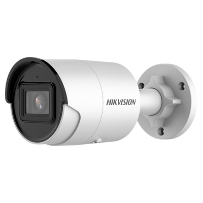 Bala IP 2 Megapixel / Lente 2.8 mm / 40 mts IR EXIR /Exterior IP67 / WDR 120 dB / PoE / Micrófono Integrado / Videoanaliticos (Filtro de Falsas Alarmas) / Ultra Baja Iluminación / Metal