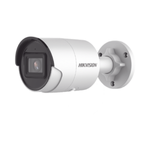 Bala IP 8 Megapixel (4K)/ Lente 2.8 mm / 40 mts IR EXIR /Exterior IP67 / WDR 120 dB / PoE / Micrófono Integrado / Videoanaliticos (Filtro de Falsas Alarmas) / Ultra Baja Iluminación / Metal