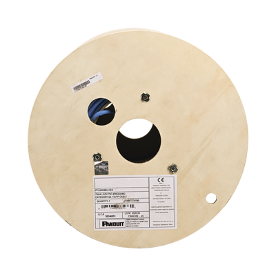 Bobina de Cable Blindado F/UTP de 4 Pares, Cat6A, Soporte de Aplicaciones 10GBase-T, LSZH (Libre de Gases Tóxicos), Color Azul, 305m - Image 3