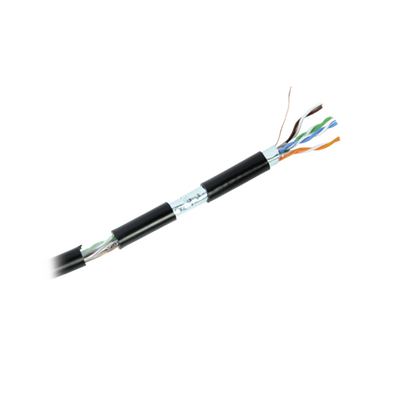 Bobina de cable de 305 m, Cat5e , FTP, blindado, para intemperie, color negro, UL, para aplicaciones en video vigilancia, redes de datos - Image 3