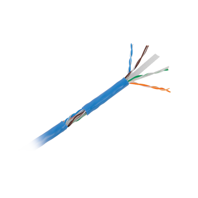 Bobina de cable U/UTP Cat6A de 305 mts, Color Azul, CM, soporta 10G-BaseT para transmisión de frecuencias de hasta 500MHz, UL - Image 3