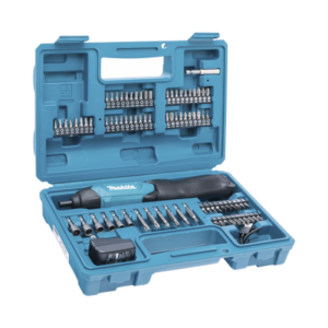 Atornillador Reversible (Broquero 1/4) de 220 RPM con Cargador USB (Incluye 81 Puntas).