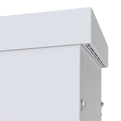 Gabinete PROFUNDO de Exterior de 9UR con Ventiladores y Termostato (Montaje a poste o torre se vende por separado). - Image 6