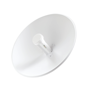 PowerBeam airMAX M5, larga distancia, frecuencia 5 GHz (5170-5875 MHz) con antena tipo plato de 25 dBi