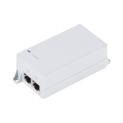 Inyector PoE Pasivo Gigabit de pared para C5x, C5c, de Mimosa, Voltaje de salida 24Vcd.