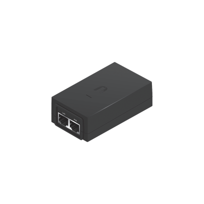 Adaptador PoE Ubiquiti de 50 VDC, 1.2 A puerto Gigabit para equipos airFiber