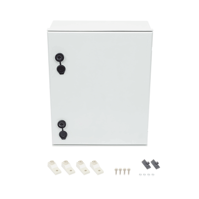 Gabinete de PoliƩster IP65 Uso en Intemperie (400 x 500 x 200 mm) con Placa Trasera Interior (Incluye Chapa y Llave). - Image 6