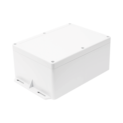 Gabinete Plástico para Exterior (IP65) de 160 x 220 x 100 mm Cierre por Tornillos Metálicos. Tiene Orejas para instalación a muro. - Image 3