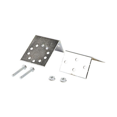 Base Multiposicion para postes de paso o esquina en cercos electricos 100% Acero galvanizado - Image 5