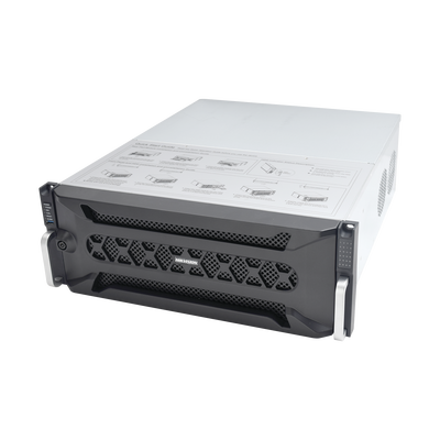 NVR 12 Megapixel (4K) / 128 canales IP / 24 Bahías de Disco Duro / 4 Puertos de Red / Soporta RAID con Hot Swap / NVR de Alto Desempeño - Image 2