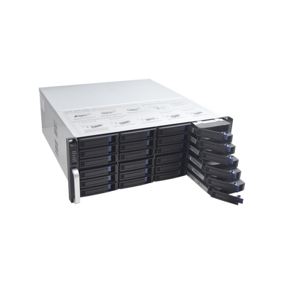 NVR 12 Megapixel (4K) / 256 canales IP / 24 Bahías de Disco Duro / 4 Puertos de Red / Soporta RAID con Hot Swap / NVR - Image 2