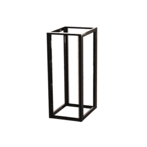 Rack Estándar 19" de 4 Postes, Acero, 24 Unidades, Profundidad Ajustable.