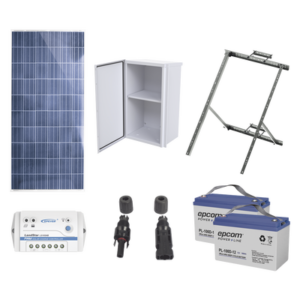 Kit de energía solar de 12 Vcc para alimentar radar de velocidad X-RADAR1