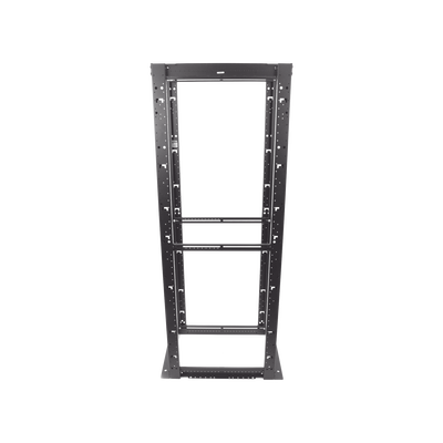 Rack de Cuatro Postes Estándar de 19", Rieles Numerados y Roscados #12-24, Profundidad Máxima de 30 in, 45 Unidades de Rack, Color Negro - Image 4