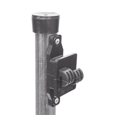 Poste de Paso de 1.2m para Cerca Electrificada.Tubo Galvanizado cal. 18 de 1"Diam. con Tapón y 5 Aisladores Instalados. - Image 4