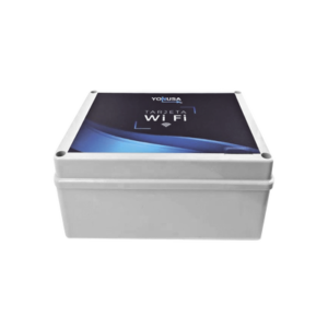 Modulo WIFI LITE con gabinete para uso en Energizadores YONUSA / Aplicación sin costo / Botón de Pánico/ 1 Salida Propósito General