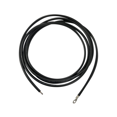 Cable para Controlador, 3.0 m, Negro, Calibre 8 AWG con Terminal de Ojo en un Extremo