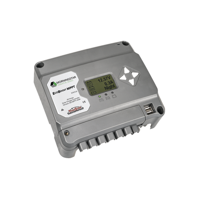 Controlador de carga solar EcoBoost MPPT 30 A con pantalla