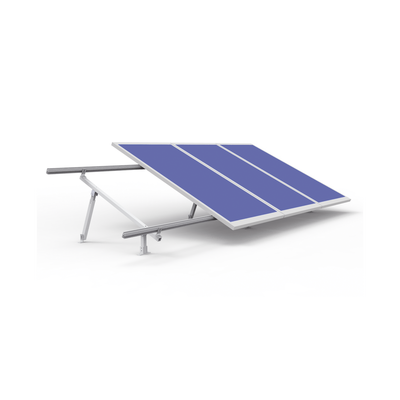 Montaje para Panel Solar extra largo de aluminio anodizado para techo o piso de concreto, de alta resistencia a climas extremos y rápida instalación para arreglo 1x4 módulos fotovoltáicos de 40mm de espesor - Image 2