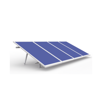 Montaje para Panel Solar extra largo de aluminio anodizado para techo o piso de concreto, de alta resistencia a climas extremos y rápida instalación para arreglo 1x4 módulos fotovoltáicos de 40mm de espesor - Image 3