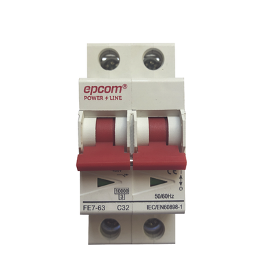 Protección Térmica 2P, 10 A, Corriente Alterna 400 Vca para Aplicación Fotovoltaica Montaje Riel DIN - Image 2