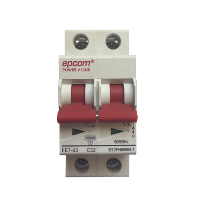 Protección Térmica 2P, 20A, Corriente Alterna 400 Vca para Aplicación Fotovoltaica Montaje Riel DIN - Image 2