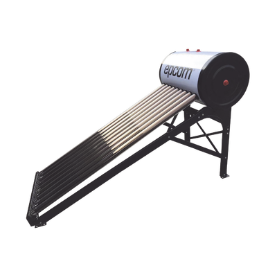 Bóiler Solar de Baja Presión con 9 Tubos de Vacío de Mayor Resistencia y Termotanque Inoxidable de Grado Alimenticio de 90 L, Resistentes a Granizo de Hasta 25 mm/ l , Incluye Anodo de Magnesio - Image 2