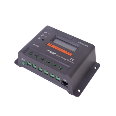 Controlador Solar de Carga y Descarga PWM 12/24V 20A con Display, Parámetros Configurables