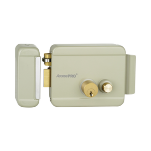 Cerradura Eléctrica con Botón de Salida / Incluye Llave  / Exterior / Izquierda