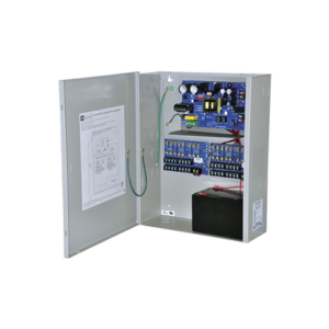 12 Vcc @ 10 A / Fuente tipo control / 16 salidas / capacidad de baterías de respaldo / Requiere batería.