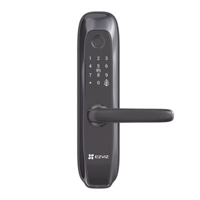 Cerradura Inteligente / Protocolo Zigbee / Códigos Temporales Para Visitantes / Lectura de Huella / Lectura de Tag / Contraseña / Botón para Timbrar / Alarma Anti-intrusión / Incluye HUB